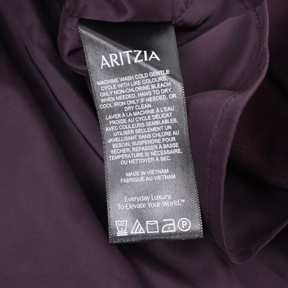 Aritzia Babaton Prestige Squareneck Crepe Mini Dress in Noble - Size Medium NEW - Picture 4 of 6